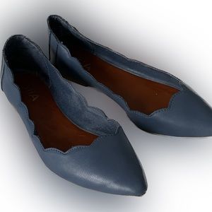 Mia blue flats. Size 8. Excellent condition. Worn once
